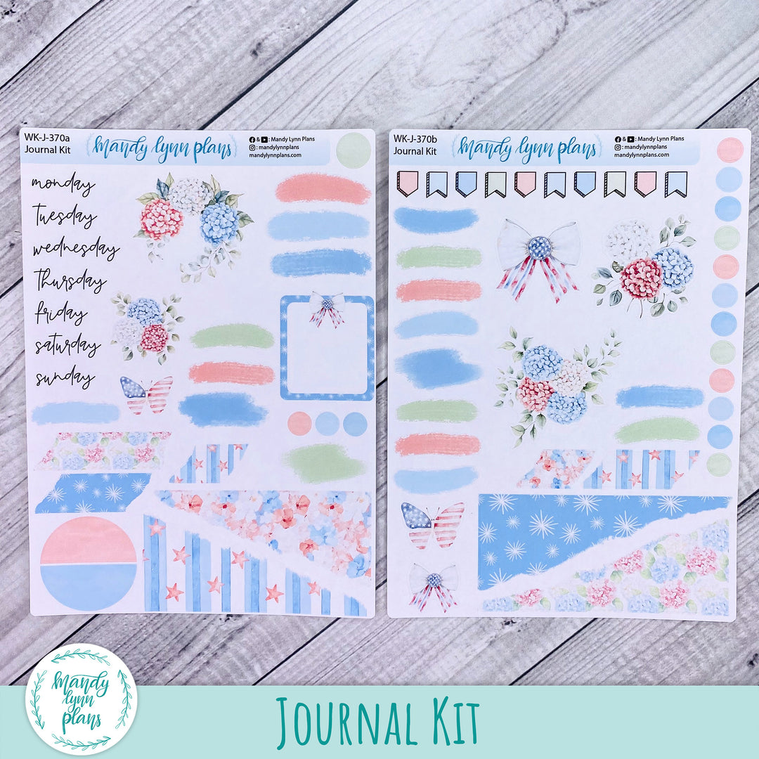 Patriotic Posy Journal Kit || WK-J-370