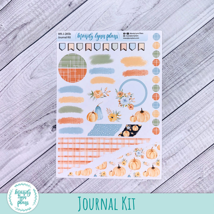 Pumpkin Floral Journal Kit || WK-J-285