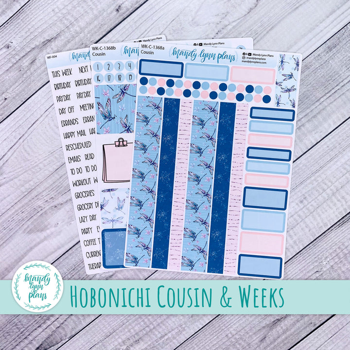 Weekly Kit || Hobonichi Cousin and Weeks || Dragonflies || 368