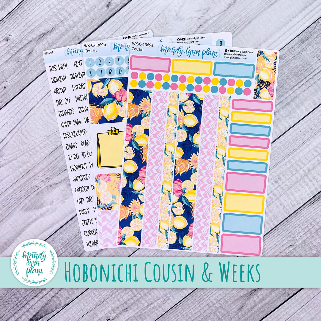Weekly Kit || Hobonichi Cousin and Weeks || Vibrant Lemonade || 369