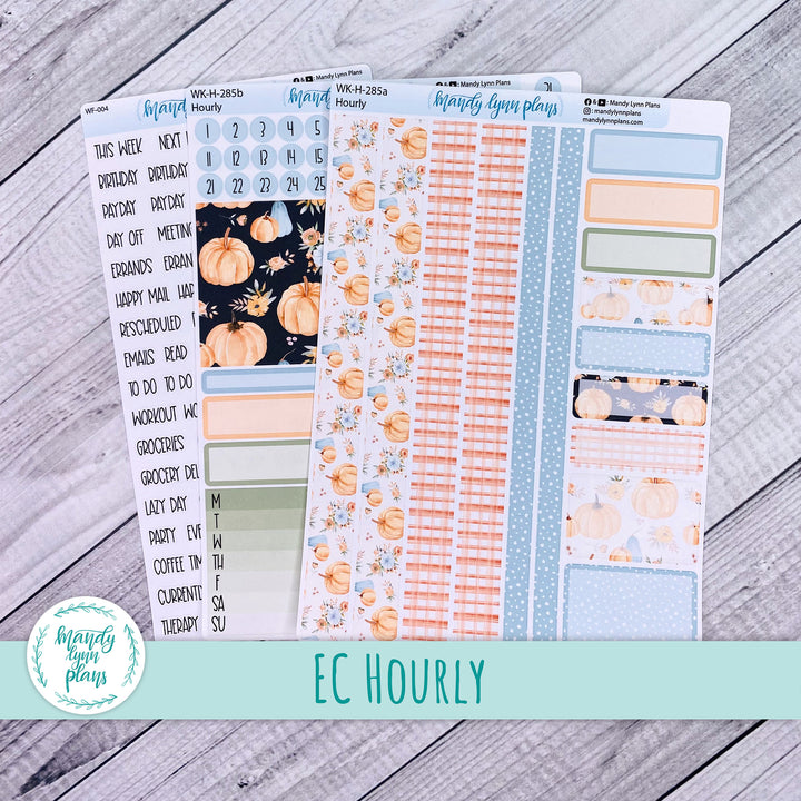 EC Hourly Weekly Kit || Pumpkin Floral || WK-H-285