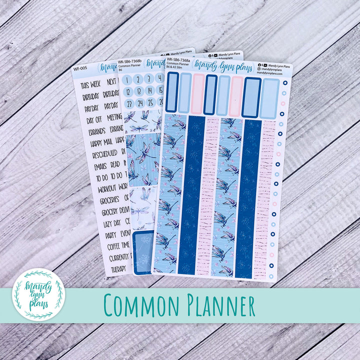 Weekly Kit || Sterling Ink Common Planners || Dragonflies || 368