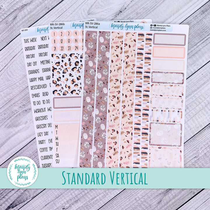 Standard Vertical Weekly Kit || Blush and Spice || WK-SV-286