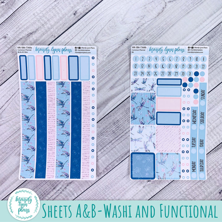 Weekly Kit || Sterling Ink Common Planners || Dragonflies || 368