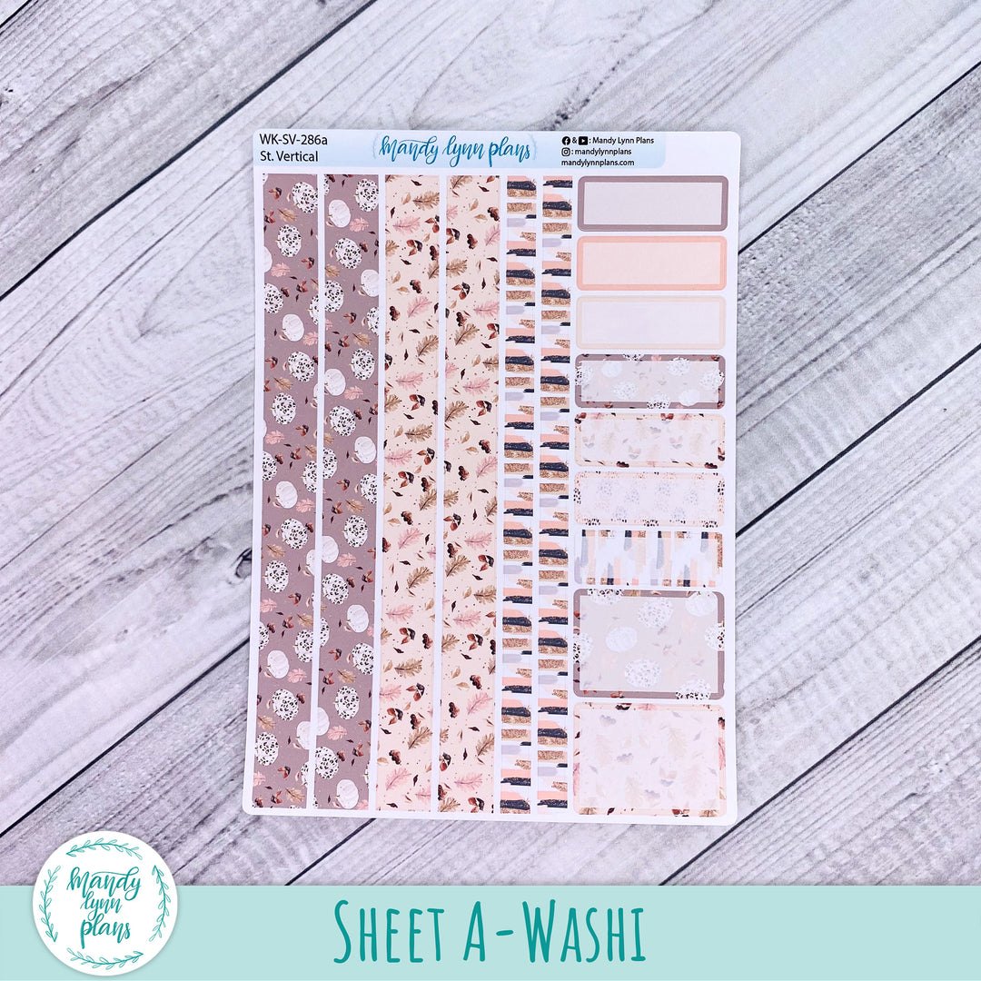 Standard Vertical Weekly Kit || Blush and Spice || WK-SV-286