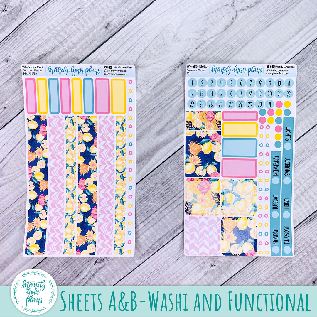 Weekly Kit || Sterling Ink Common Planners || Vibrant Lemonade || 369
