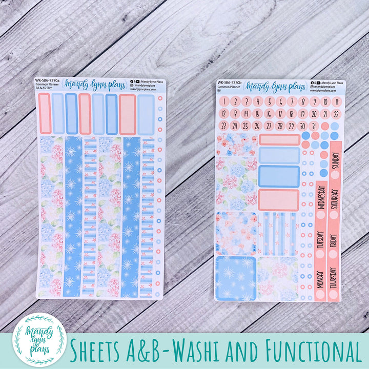 Weekly Kit || Sterling Ink Common Planners || Patriotic Posy || 370