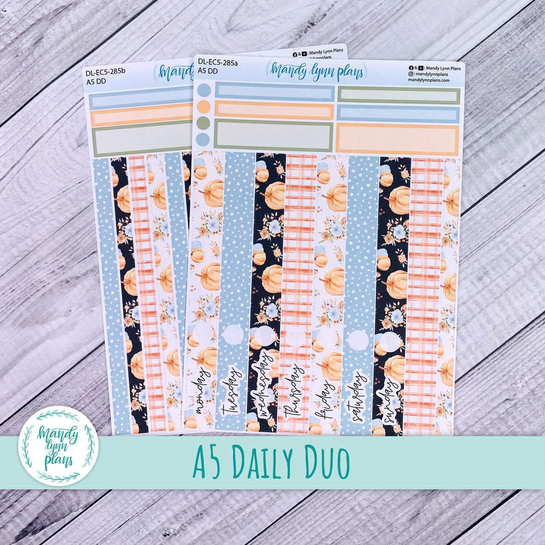 EC A5 Daily Duo Kit || Pumpkin Floral || DL-EC5-285