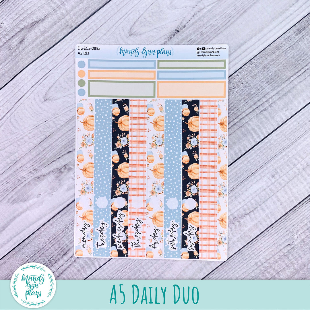 EC A5 Daily Duo Kit || Pumpkin Floral || DL-EC5-285