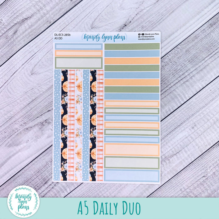 EC A5 Daily Duo Kit || Pumpkin Floral || DL-EC5-285