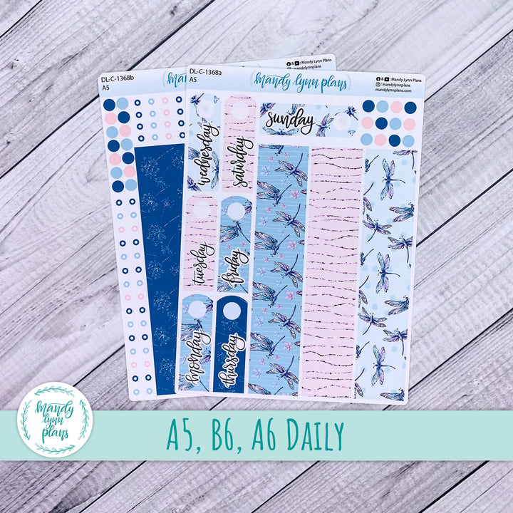 Daily Kit || A5, B6, A6 || Dragonflies || 368
