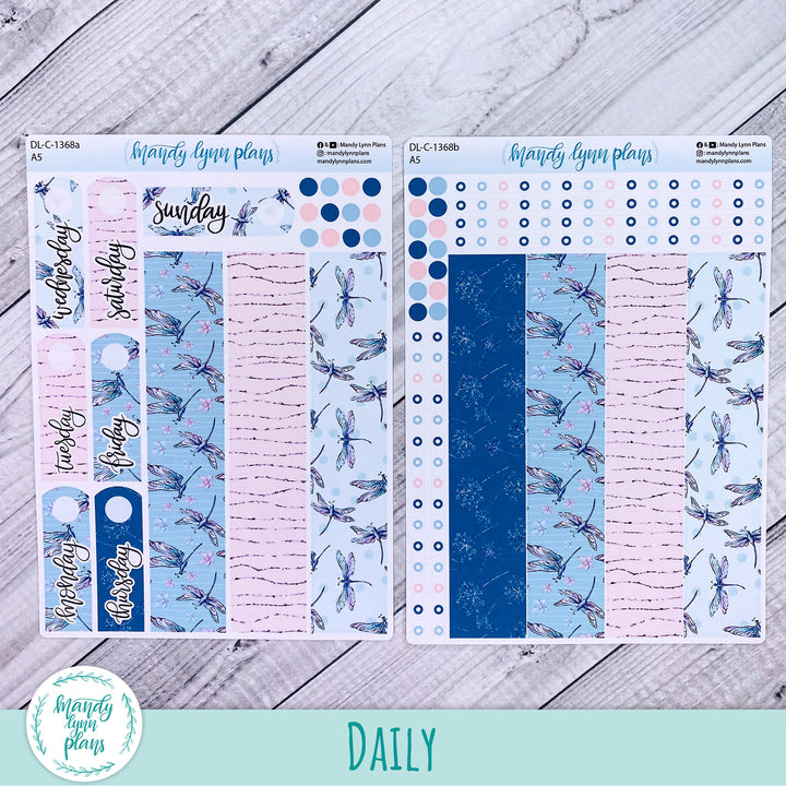 Daily Kit || A5, B6, A6 || Dragonflies || 368