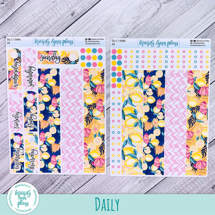 Daily Kit || A5, B6, A6 || Vibrant Lemonade || 369