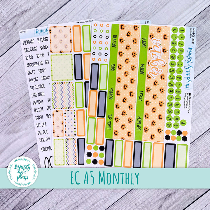 EC A5 October Monthly Kit || Happy Pumpkins || MK-EC5-283