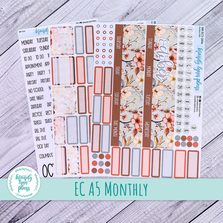 EC A5 October Monthly Kit || Autumn Blooms || MK-EC5-284