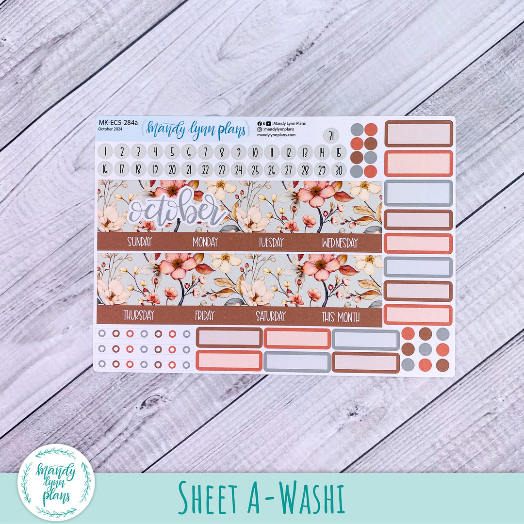 EC A5 October Monthly Kit || Autumn Blooms || MK-EC5-284