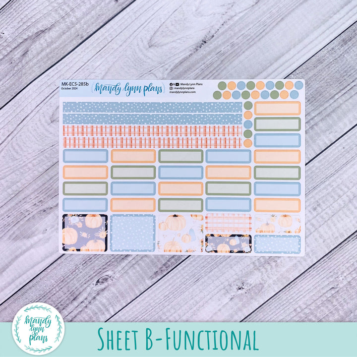 EC A5 October Monthly Kit || Pumpkin Floral || MK-EC5-285