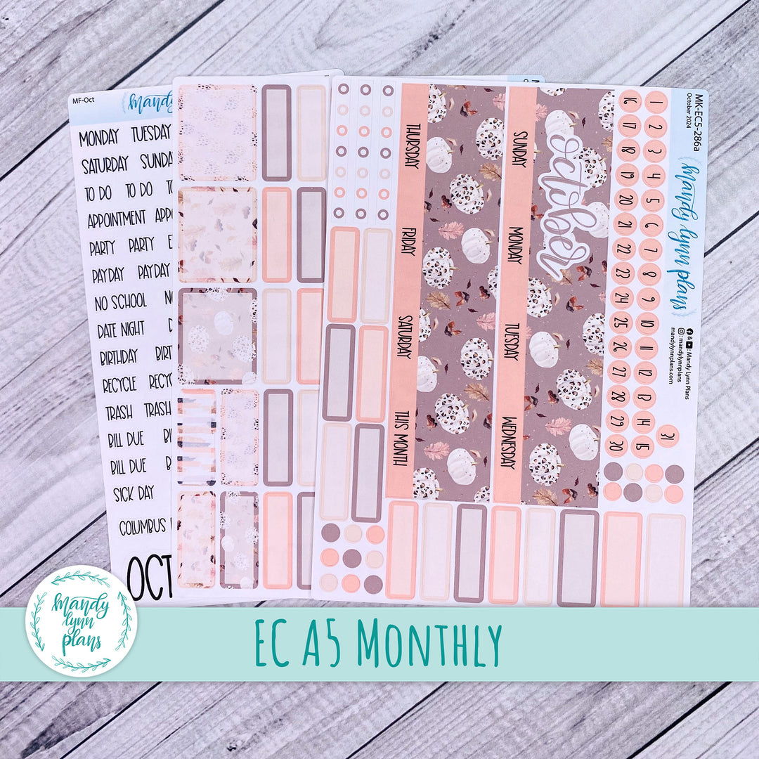 EC A5 October Monthly Kit || Blush and Spice || MK-EC5-286