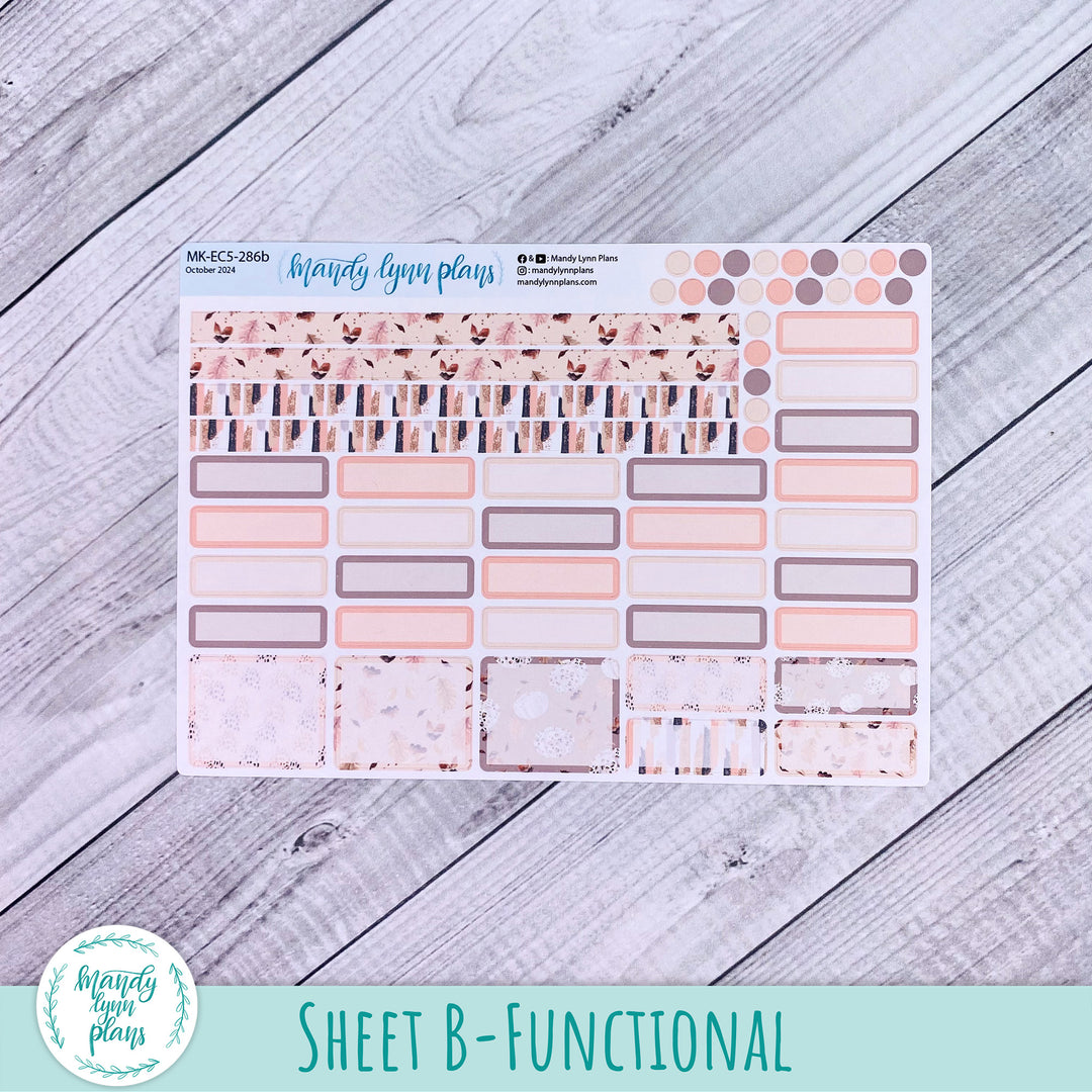 EC A5 October Monthly Kit || Blush and Spice || MK-EC5-286