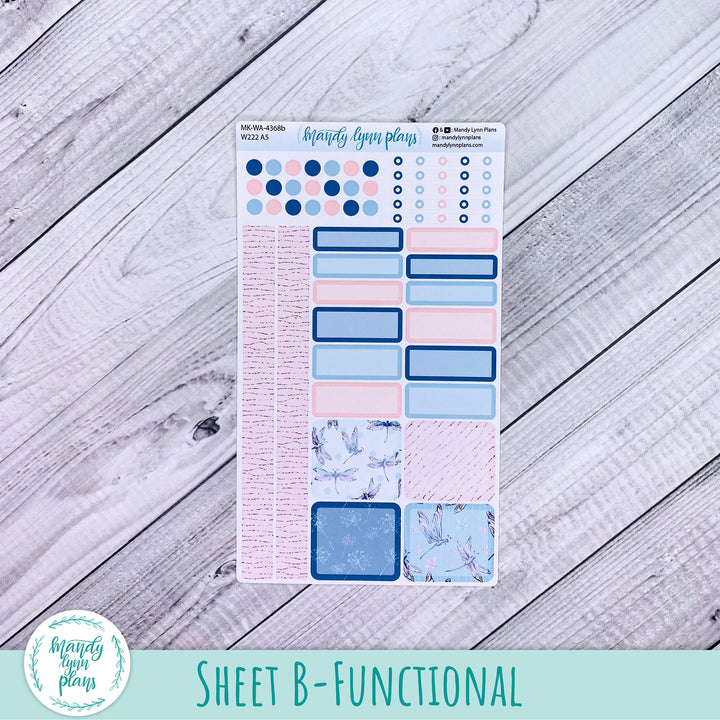 July 2026 or Any Month Monthly Kit || Wonderland 222 A5, B6, A6 || Dragonflies || 368
