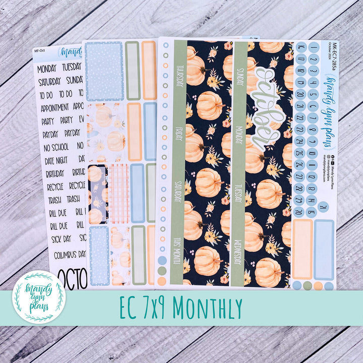 EC 7x9 October Monthly Kit || Pumpkin Floral || MK-EC7-285