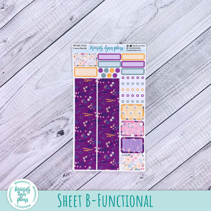 July 2026 or Any Month Monthly Kit || Sterling Ink A5, A5 Slim, B6, B6 Slim, N1, N2 Common Planner || Eclectic Blooms || 367
