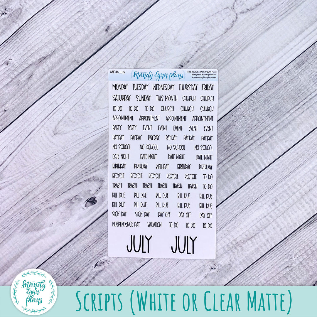 July 2026 or Any Month Monthly Kit || Sterling Ink A5, A5 Slim, B6, B6 Slim, N1, N2 Common Planner || Eclectic Blooms || 367