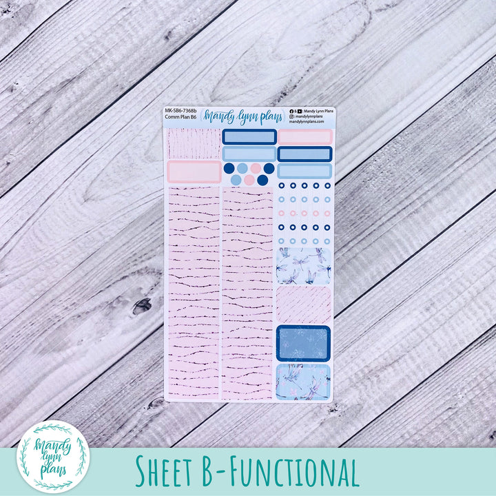 July 2026 or Any Month Monthly Kit || Sterling Ink A5, A5 Slim, B6, B6 Slim, N1, N2 Common Planner || Dragonflies || 368
