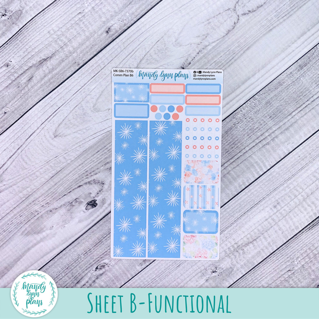 July 2026 or Any Month Monthly Kit || Sterling Ink A5, A5 Slim, B6, B6 Slim, N1, N2 Common Planner || Patriotic Posy || 370