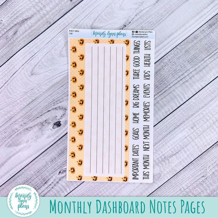 October EC 7x9 Dashboard Kit || Happy Pumpkins || R-EC7-283