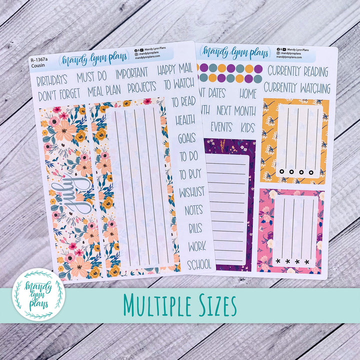 July Dashboard Kit || Hobonichi, Common Planner, Wonderland 222, Plans by Just Scribble || Eclectic Blooms || 367