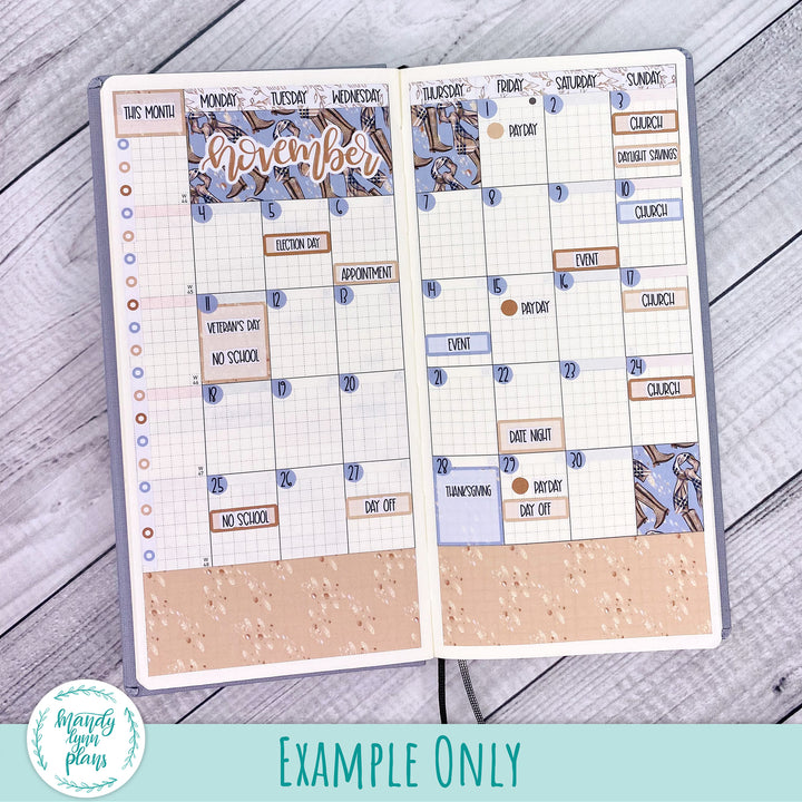 Hobonichi Weeks November 2024 Monthly Kit || Patchwork Quilt || MK-W-2287