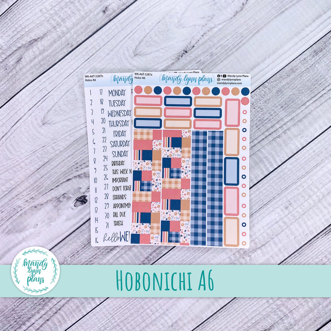 Hobonichi A6 Weekly Kit || Patchwork Quilt || WK-A6T-3287