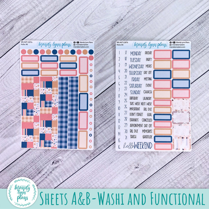 Hobonichi A6 Weekly Kit || Patchwork Quilt || WK-A6T-3287