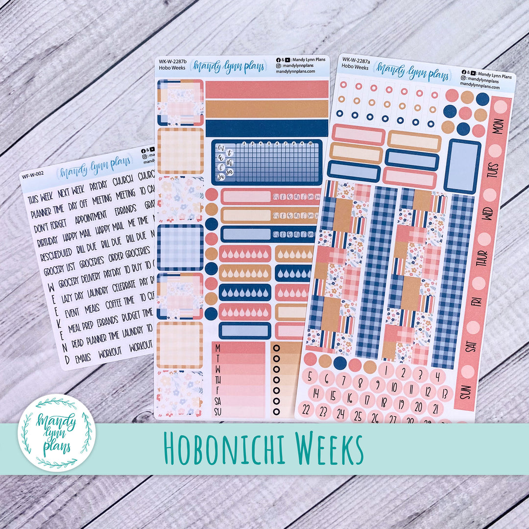 Hobonichi Weeks Weekly Kit || Patchwork Quilt || WK-W-2287