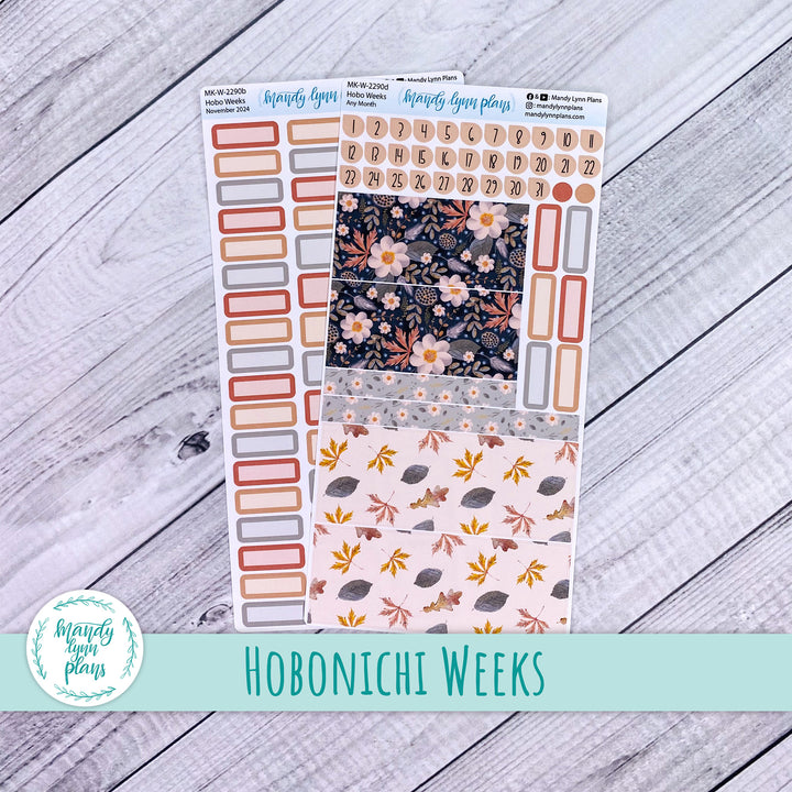 Any Month Hobonichi Weeks Monthly Kit || Hello Fall || MK-W-2290