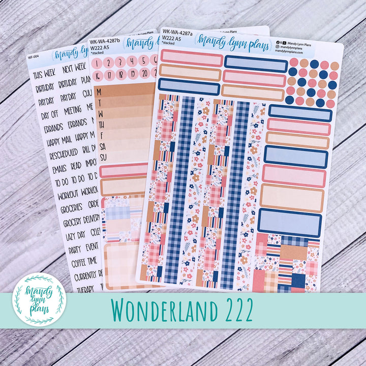 2024  Wonderland 222 Weekly Kit || Patchwork Quilt || 287