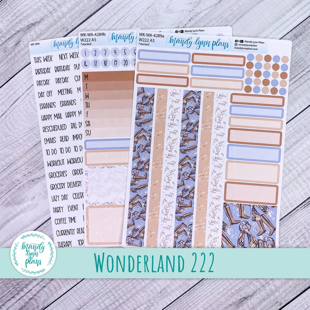 2024  Wonderland 222 Weekly Kit || Fall Boots || 289