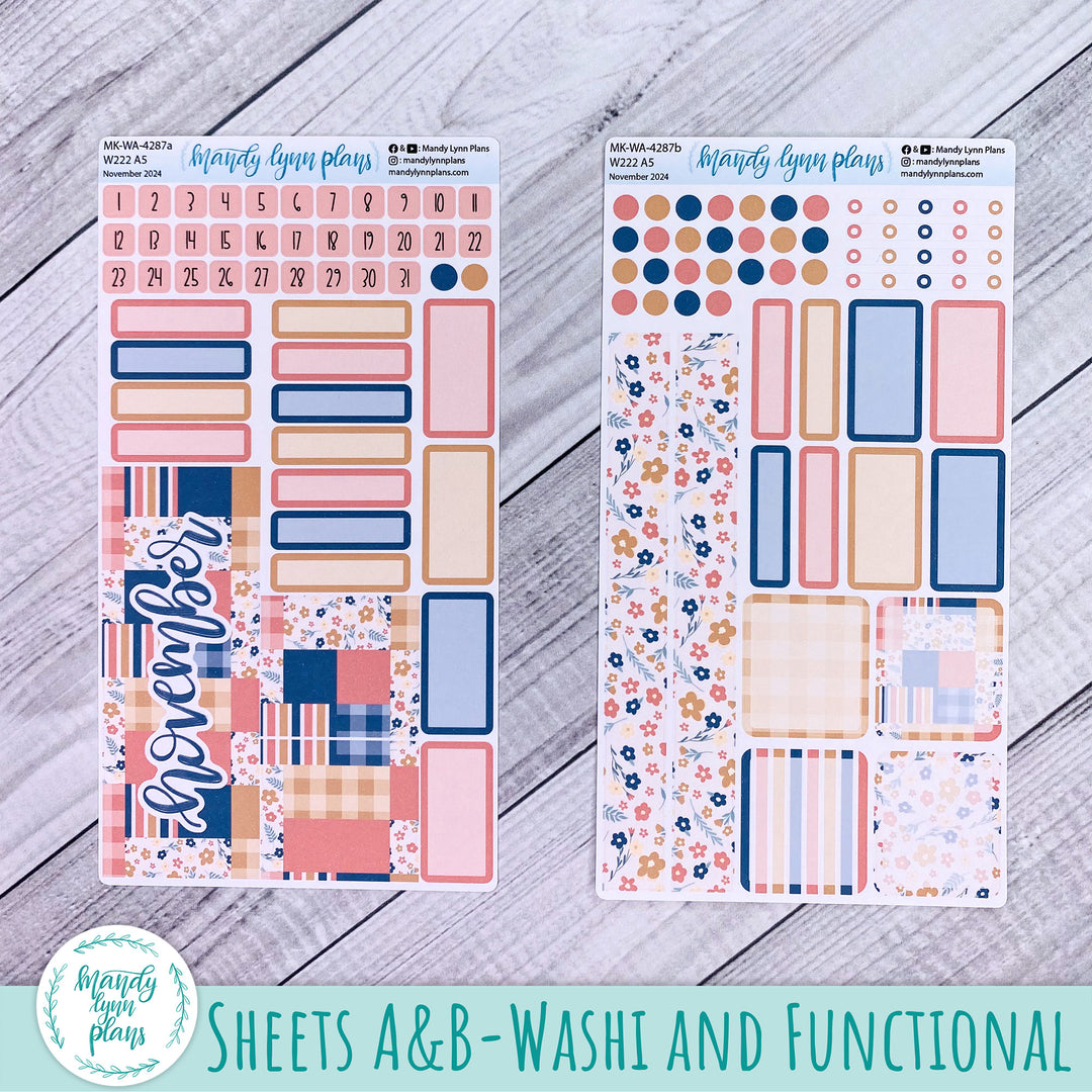 Wonderland 222 November 2024 Monthly Kit || Patchwork Quilt || 287