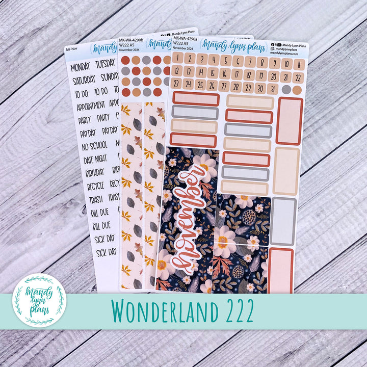 Wonderland 222 November 2024 Monthly Kit || Hello Fall || 290