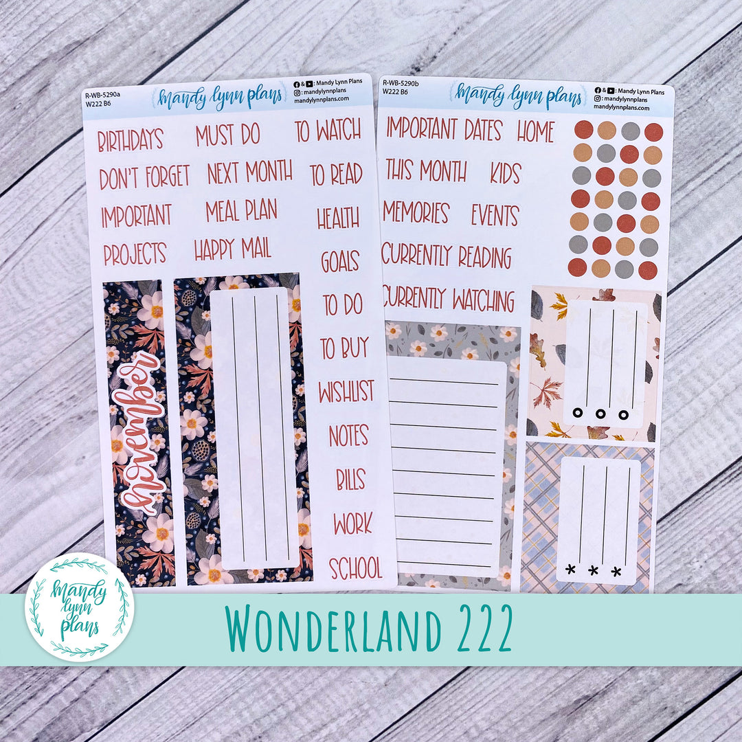 2024  November Wonderland 222 Dashboard || Hello Fall || 290