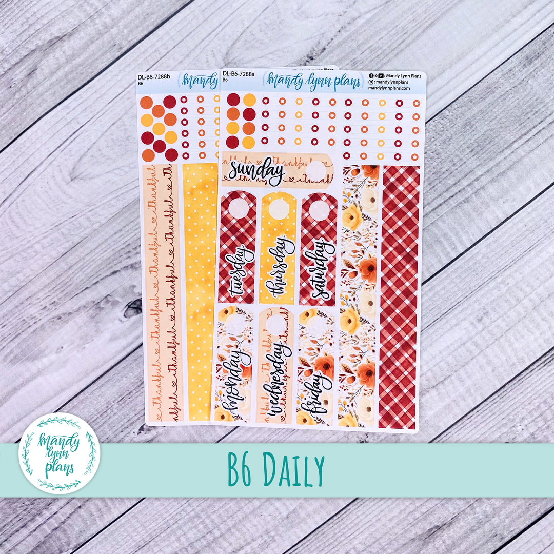 B6 Daily Kit || Thankful || DL-B6-7288