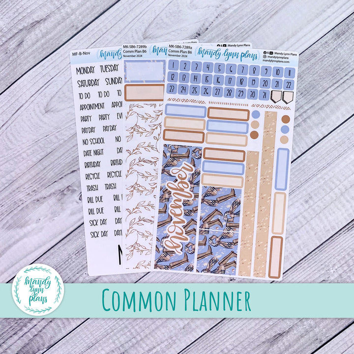 November 2024 Common Planner Monthly Kit || Fall Boots || 289