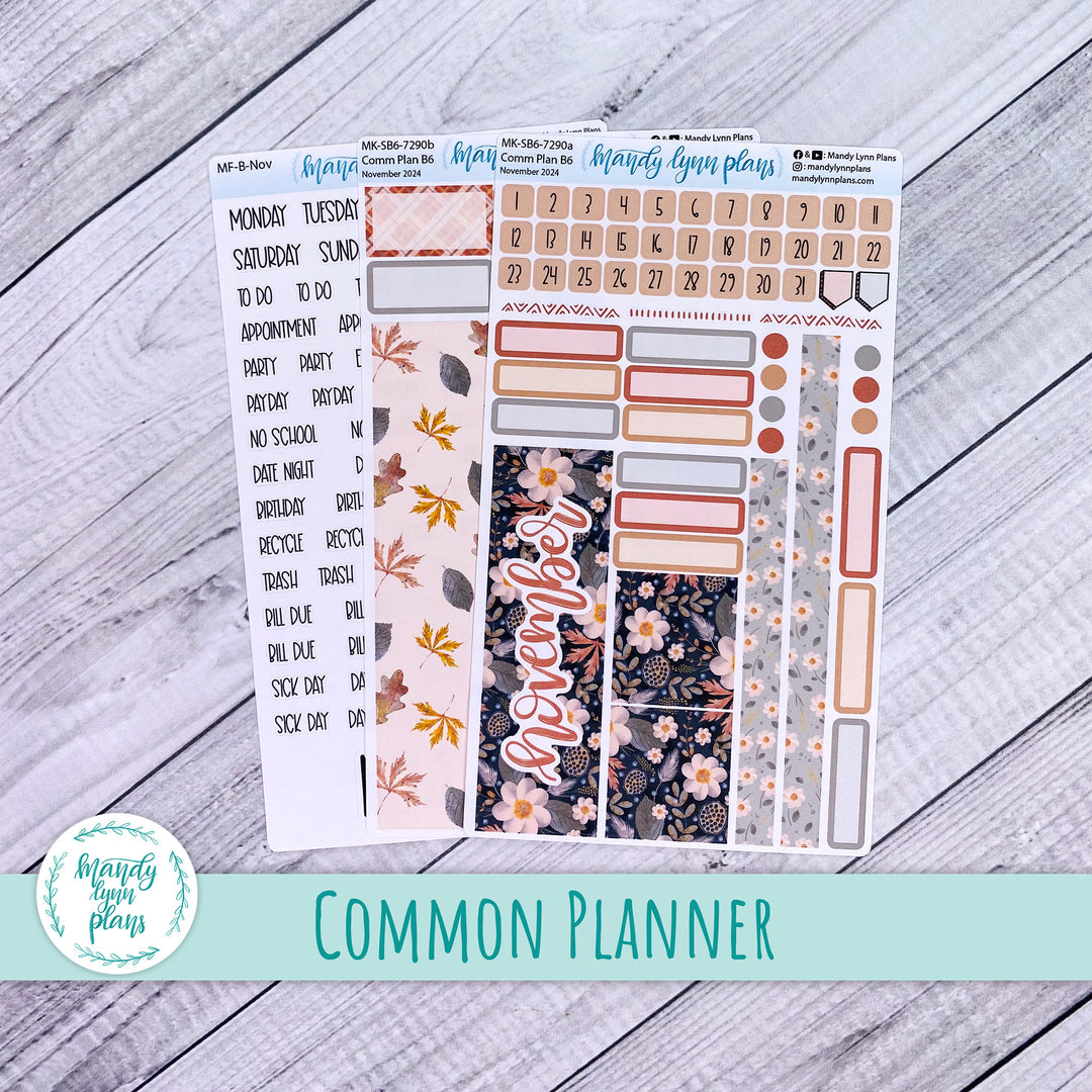 November 2024 Common Planner Monthly Kit || Hello Fall || 290