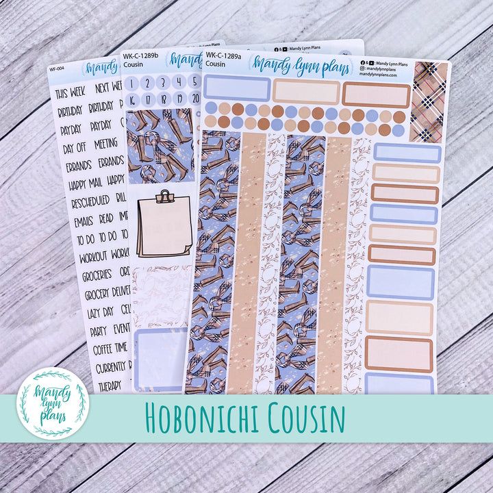 Hobonichi Cousin Weekly Kit || Fall Boots || WK-C-1289