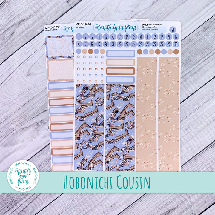 Any Month Hobonichi Cousin Monthly Kit || Fall Boots || MK-C-1289