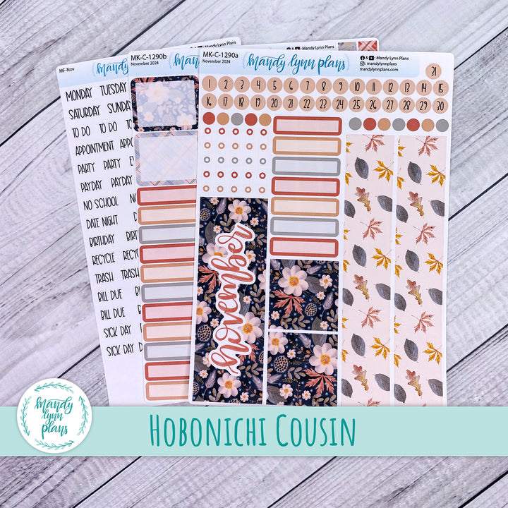 Hobonichi Cousin November 2024 Monthly || Hello Fall || MK-C-1290