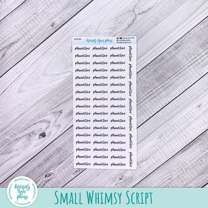 Planner Time Scripts || 080