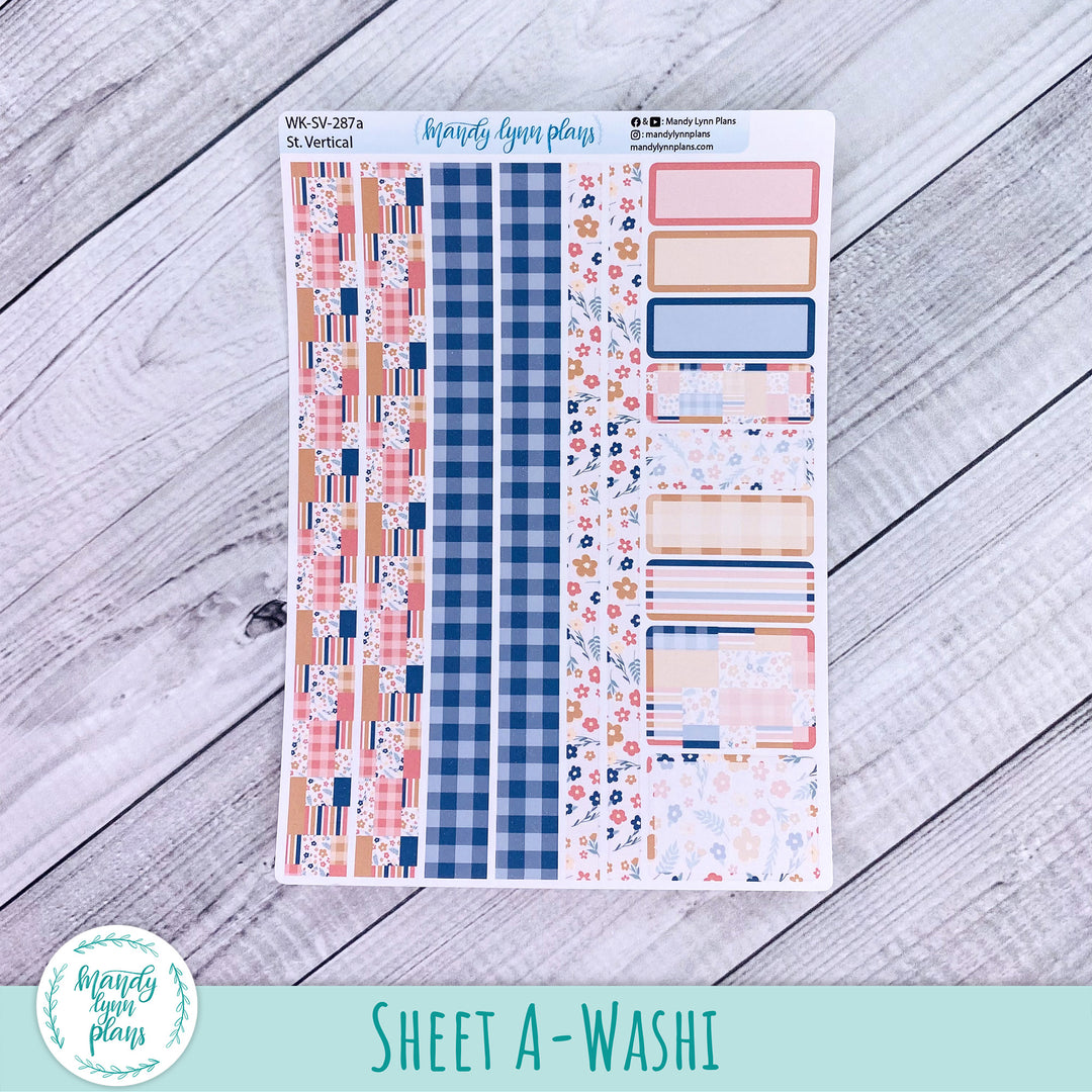 Standard Vertical Weekly Kit || Patchwork Quilt || WK-SV-287