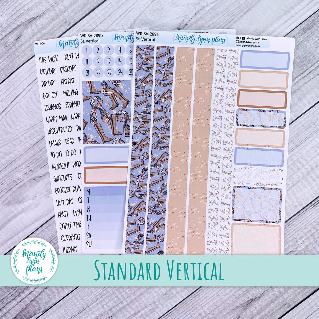 Standard Vertical Weekly Kit || Fall Boots || WK-SV-289